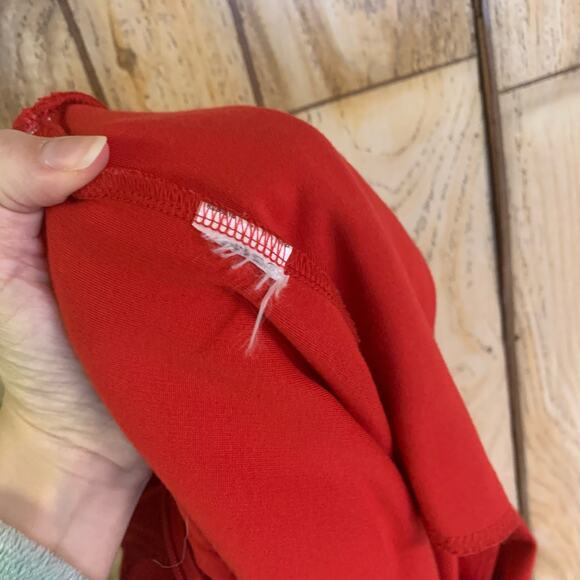 French Connection Marie V-Neck Jumpsuit in Red Size 4 Women's Valentines Day - Picture 12 of 12